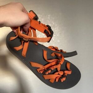 Teva Strappy Poppy Orange Sandals